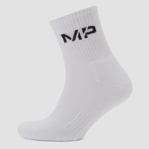 MP Men's Core Crew Socks (2 Pack) - White