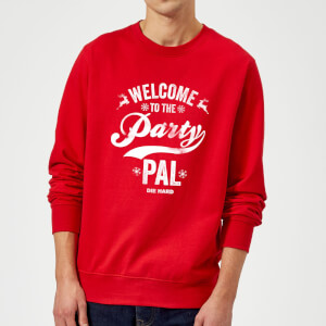 Die Hard Welcome To The Party Pal Christmas Sweatshirt - Red