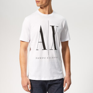 Armani Exchange Men's Oversized Print T-Shirt - White