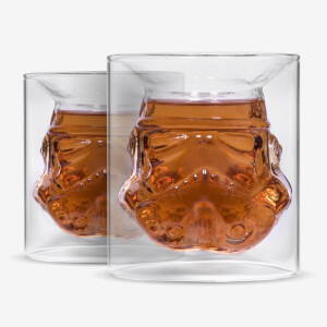 Original Star Wars Stormtrooper Glass Tumbler - 2 Pack