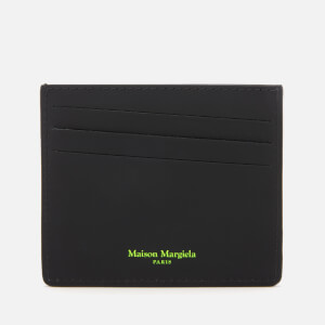 Maison Margiela Men's Snakeskin Card Holder - Roccia/Giallo Fluo