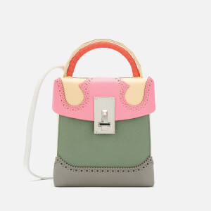 The Volon Women's Great L. Box Alice Bag - Pink & Cream