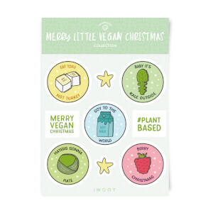 Merry Little Vegan Christmas Sticker Pack
