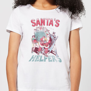 DC Santa's Helpers Women's Christmas T-Shirt - White