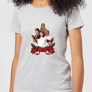 Star Wars Jedi Carols Women's Christmas T-Shirt - Grey
