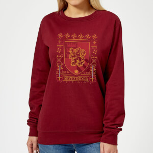 Harry Potter Gryffindor Crest Damen Weihnachtspullover