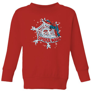 Marvel Spider-Man Kids' Christmas Sweatshirt - Red