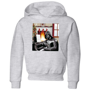 Star Wars Darth Vader Piano Player Kids' Christmas Hoodie - Grey
