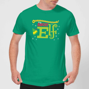 Elf Angry Elf Men's Christmas T-Shirt - Kelly Green