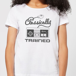 Nintendo Super Mario Retro Classically Trained Women's T-Shirt - White