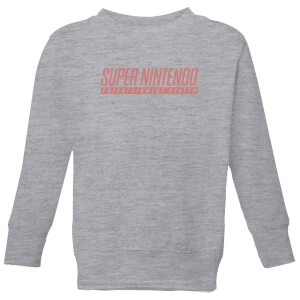 Nintendo Super Nintendo SNES Kid's Sweatshirt - Grey