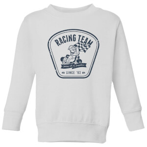 Nintendo Mario Kart Racing Team Kid's Sweatshirt - White