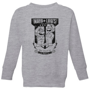 Nintendo Mario Kart Fix-It Team Kid's Sweatshirt - Grey