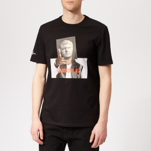 Neil Barrett Men's Gangsta 02 T-Shirt - Black/Print