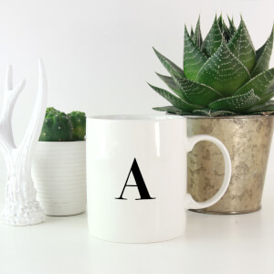 Bodoni Alphabet Mugs