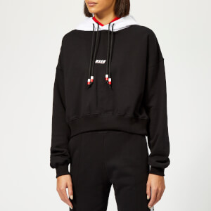MSGM Women's Balloon Sleeve Hoodie - Black