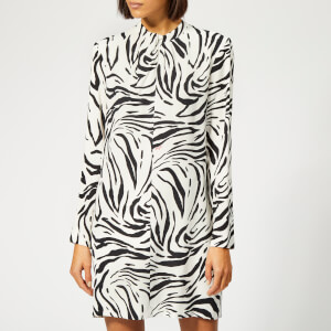 MSGM Women's Zebra Print Dress - Multi