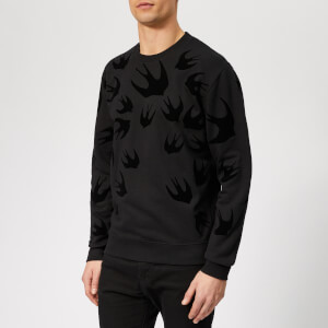 McQ Alexander McQueen Men's Swallow Swarm Sweatshirt - Darkest Black