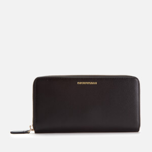 Emporio Armani Women's Wallet Zip A - Nero/Nero