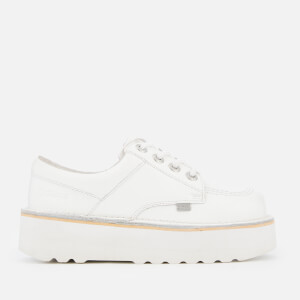 Kickers Women's Kick Lo Stack Shoes - White/Metallic