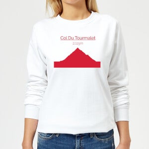 Summit Finish Col du Tourmalet Women's Sweatshirt - White