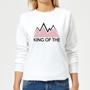 Summit Finish King Of The Mountains Women's Sweatshirt - White