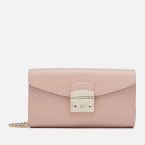 Furla Women's Metropolis Small Pochette with Chain - Moonstone