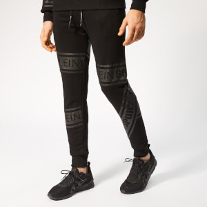 Plein Sport Men's Tape Stripes Jogging Trousers - Black