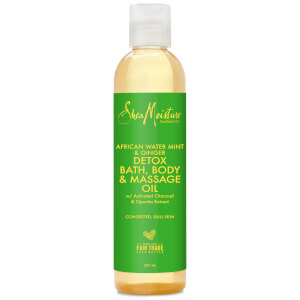 Shea Moisture African Water Mint & Ginger Detox Bath, Body & Massage Oil 237ml