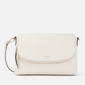 Kate Spade New York Women's Polly Large Flap Cross Body Bag - Parchment