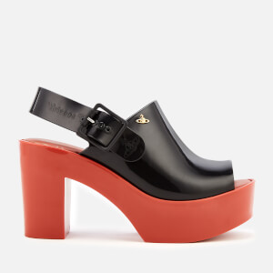 Vivienne Westwood for Melissa Women's Slingback Heeled Mule Sandals - Black Contrast