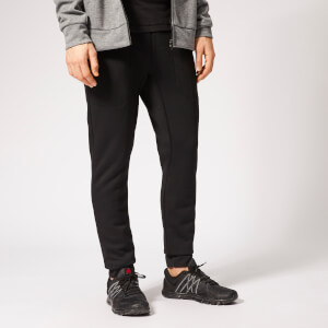 Reebok Men's Wor Melange Double Knit Sweatpants - Black