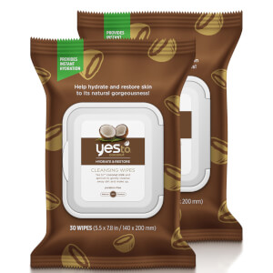 yes to Coconut Wipes Bundle - 30 Count (2 Pack)