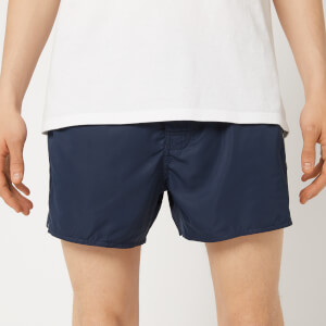 Emporio Armani Men's Tape Detail Swim Shorts - Navy