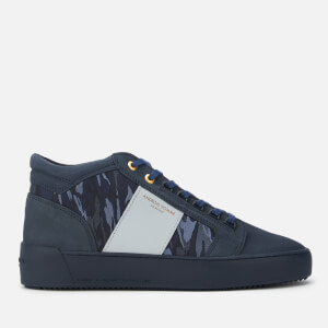 Android Homme Men's Propulsion Mid Geo Metallic Camo Nubuck Trainers - Navy/Sky