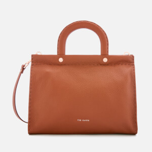 Ted Baker Women's Monicaa Stab Stitch Midi Tote Bag - Brown