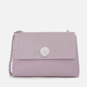 Ted Baker Women's Sylvana Circle Lock Cross Body Bag - Light Purple