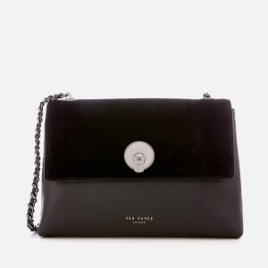 Ted Baker Women's Sylvana Circle Lock Cross Body Bag - Black
