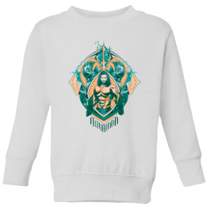 Aquaman Seven Kingdoms Kids' Sweatshirt - White