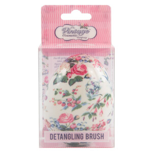 Brosse Démêlante à Motif Fleuri The Vintage Cosmetic Company