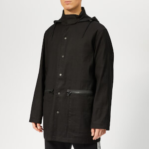 Y-3 Men's Paper Cotton Punch Coach Jacket - Black