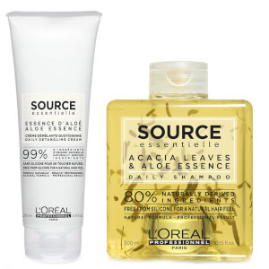 L'Oréal Professionnel Source Essentielle Daily Shampoo and Detangling Hair Cream Duo