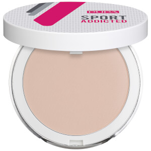 Polvos compactos resistentes al agua y al sudor Sport Exclusive Addicted de PUPA 7 g - Beige natural