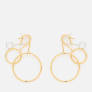 Whistles Women's Circle Wire Drop Pack - Gold