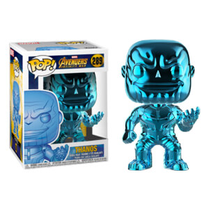 Figura Funko Pop! - Thanos Azul Cromado EXC - Marvel Vengadores