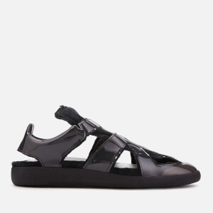 Maison Margiela Men's Cut Out Sandals - Black Fume