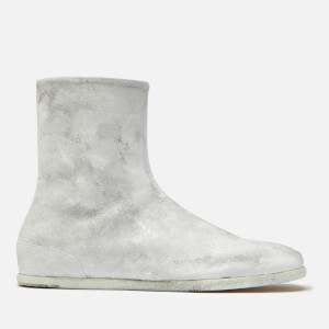 Maison Margiela Men's Tabi Ankle Flat Boots - White