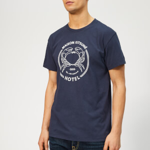 Maison Kitsuné Men's Hotel Maison Kitsuné T-Shirt - Navy