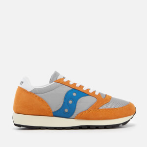 Saucony Men's Jazz Original Vintage Trainers - Orange/Grey/Blue