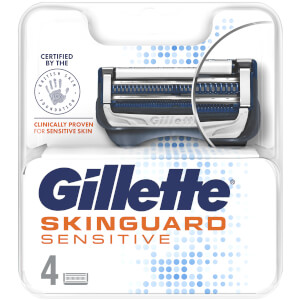 SkinGuard Sensitive Razor Blades for Men - 4 Count